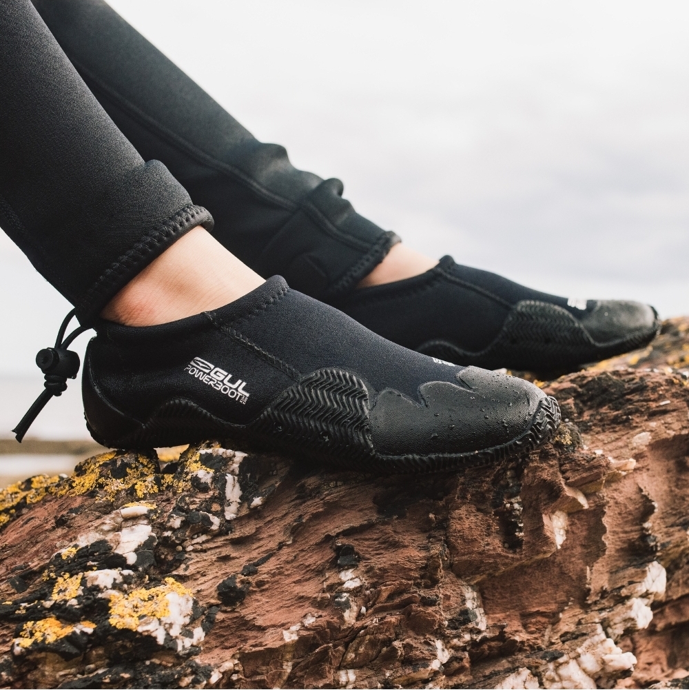 2025 GUL Junior Power Slipper 3mm Wetsuit Shoe BO1267-B7 - Black